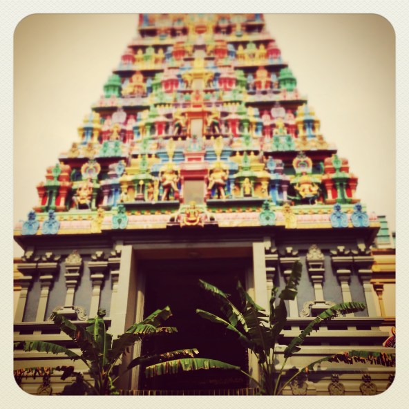 The Tank Road Temple in Singapore taken during Diwali - cant remember the year though!