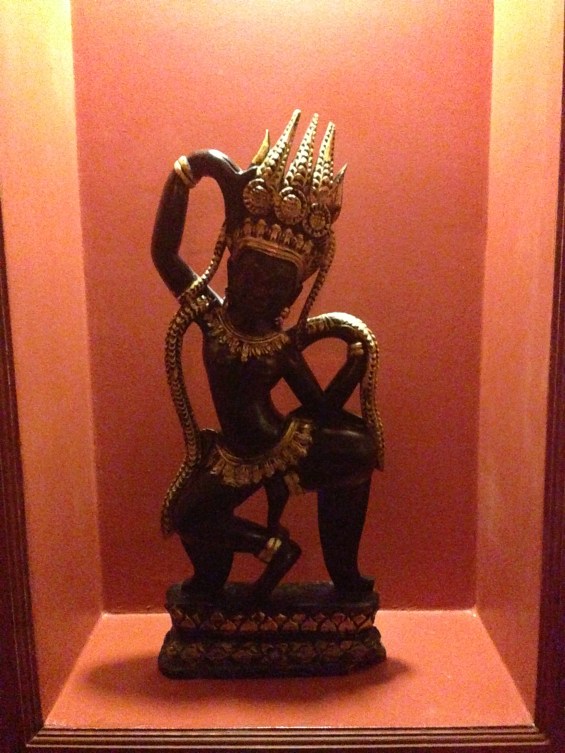 A  Khemer sculpture in the hotel we stayed in