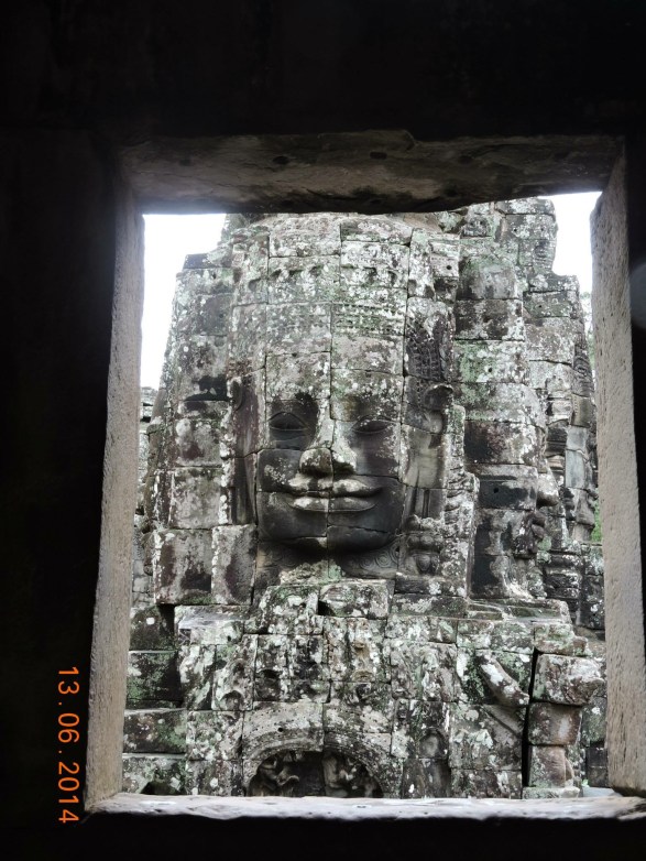 Buddha statues at Bayon