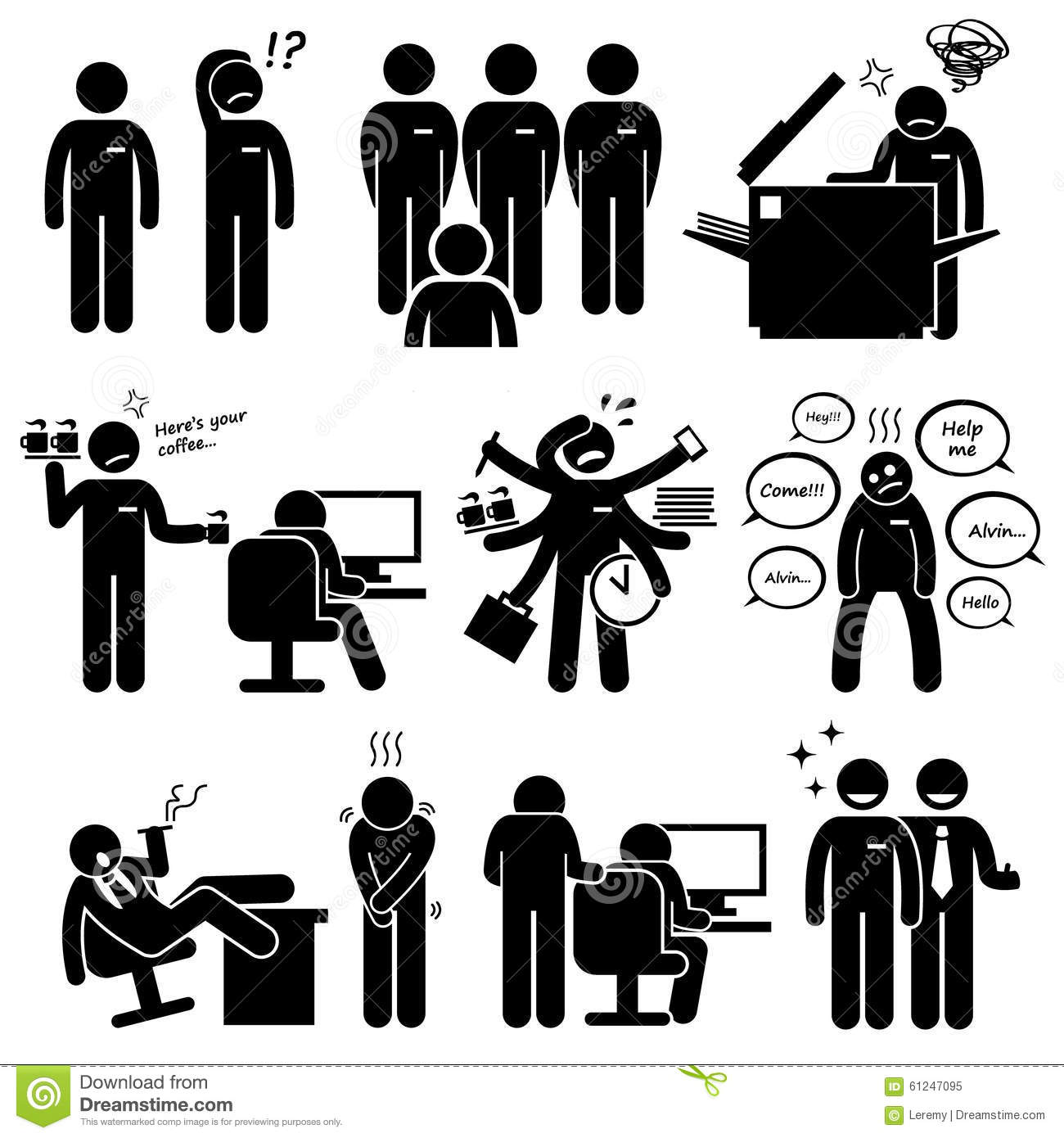 intern-internship-new-employee-staff-clipart-company-being-bullied-his-colleague-has-to-do-boring-work-such-as-61247095